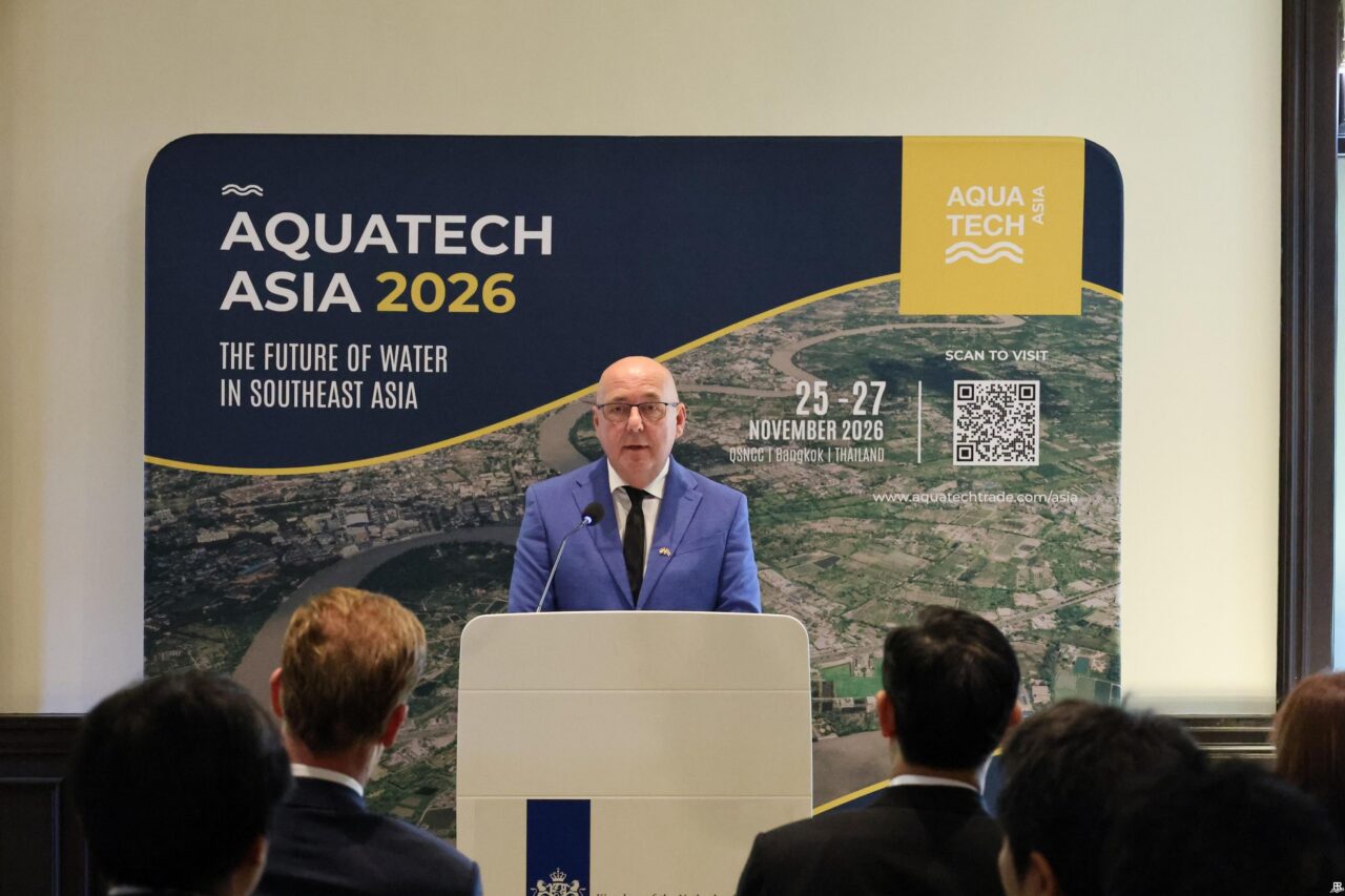 มร.เรเน่ บอส ผู้อำนวยการฝ่ายจัดนิทรรศการ Aquatech China and Asia บริษัท RAI Amsterdam Aquatech